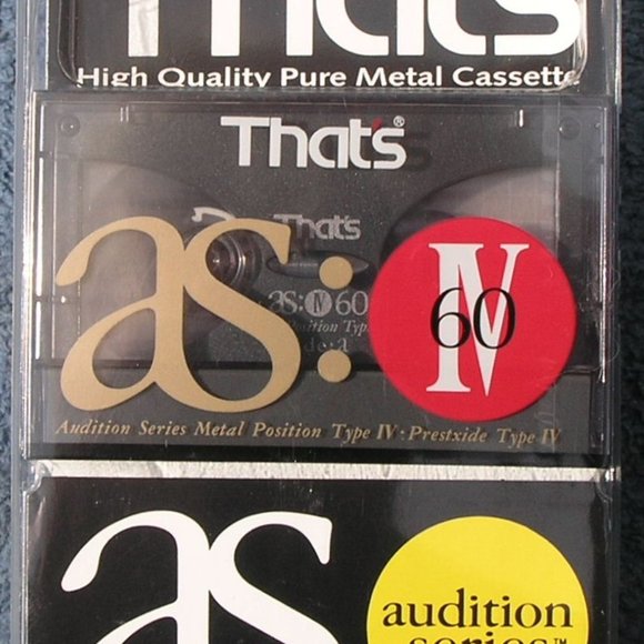 Thats as:IV metal particle C-60 cassette tapes - Picture 1 of 4